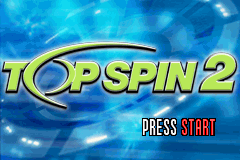 Top Spin 2 Title Screen